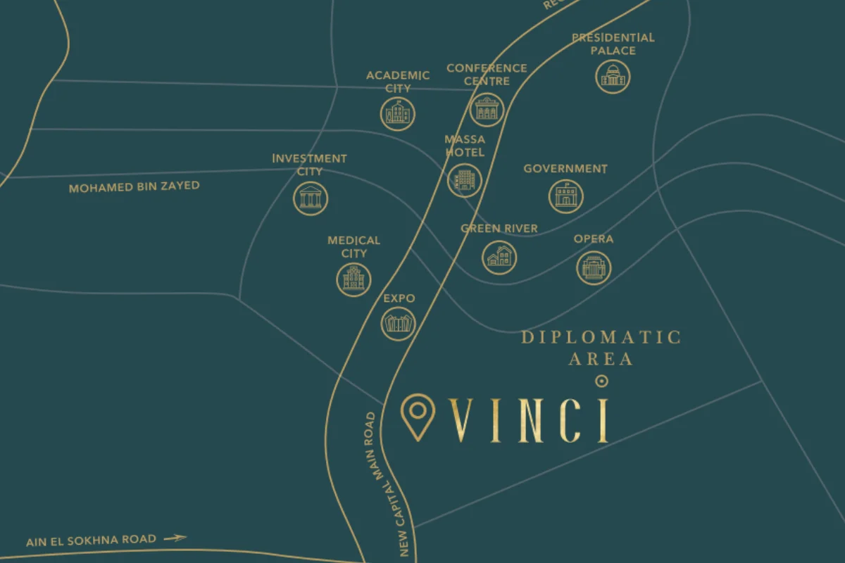 كمبوند فينشي العاصمة الادارية Compound Vinci New Capital استلام فوري