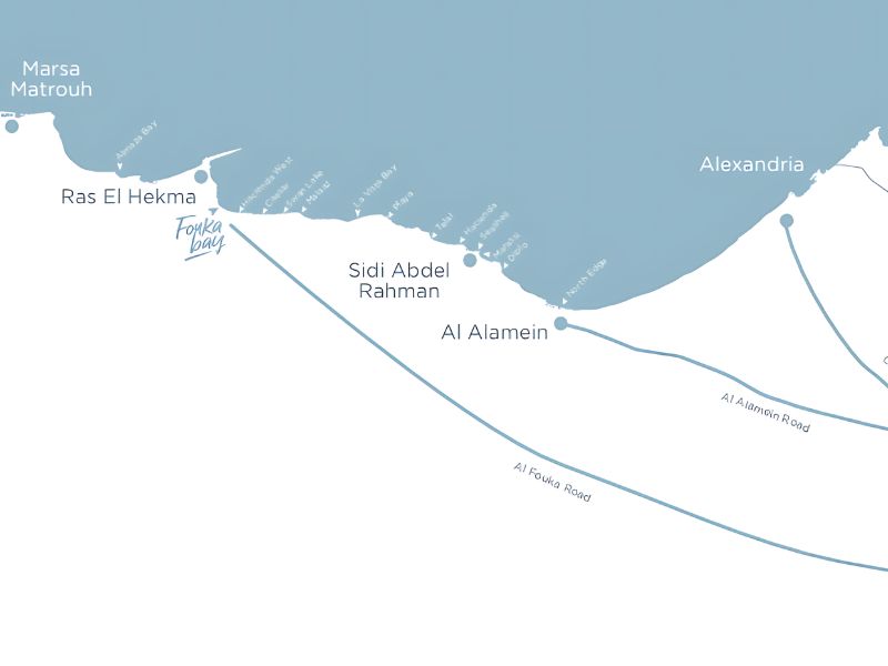 قرية فوكا باي الساحل الشمالي Fouka Bay North Coast احدث الاسعار 2 قرية فوكا باي الساحل الشمالي Fouka Bay North Coast احدث الاسعار