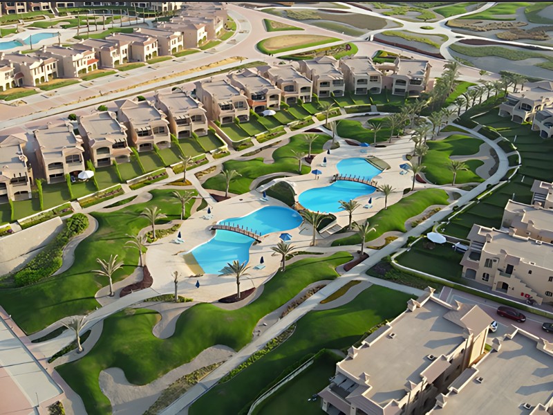 تفاصيل قرية لافيستا جاردنز العين السخنة La Vista Gardens