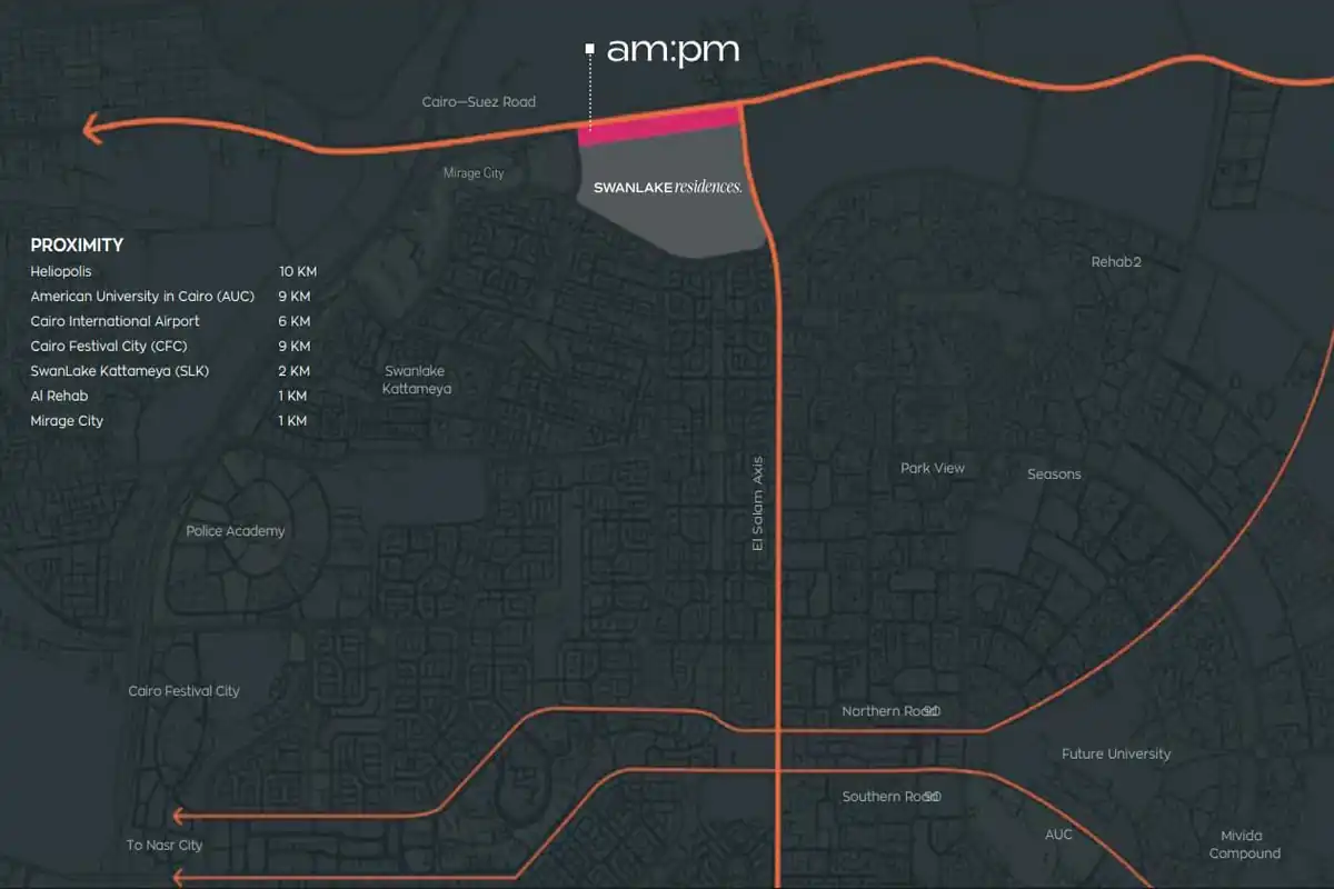 مول AM-PM القاهرة الجديدة AM-PM Mall New Cairo اسعار 2026 1 موقع مشروع AM-PM التجمع الخامس