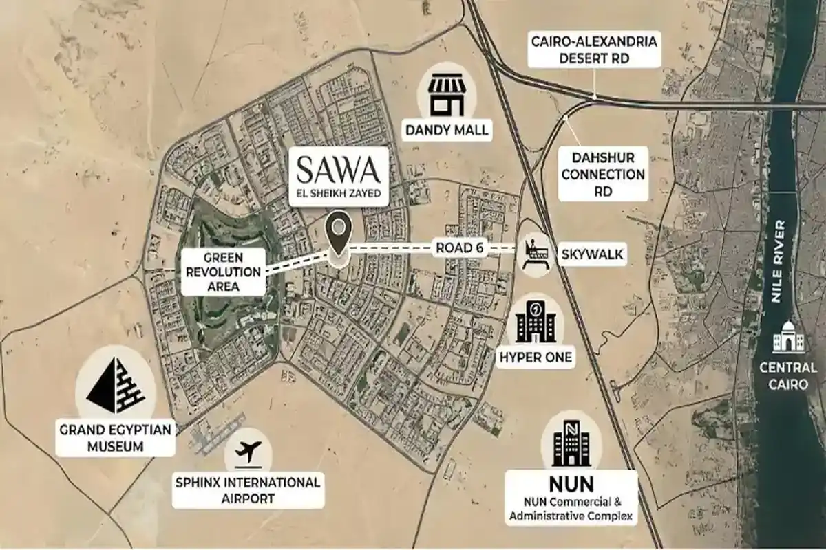 Sawa Compound Sheikh Zayed, By Golden Land Prices 2026