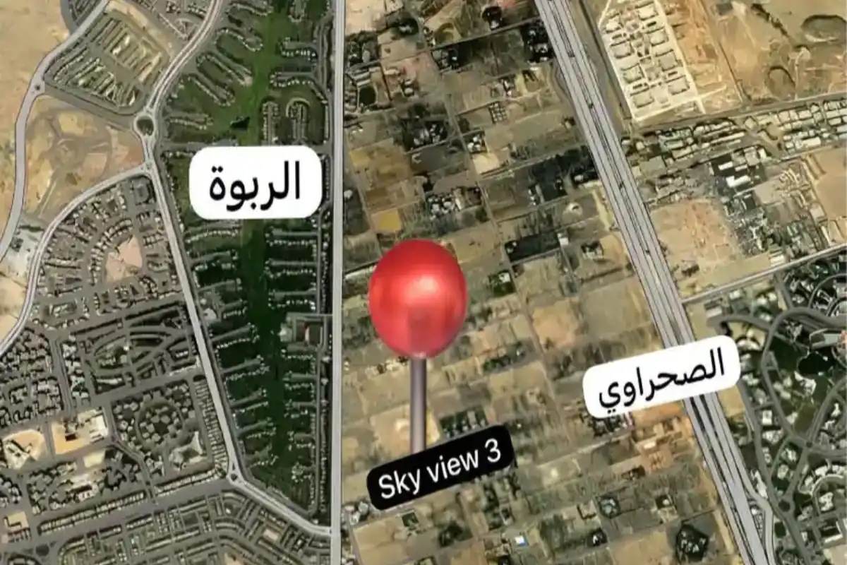 كمبوند سكاي فيو 3 الشيخ زايد Sky View 3 El Sheikh Zayed 2 موقع كمبوند سكاي فيو 3