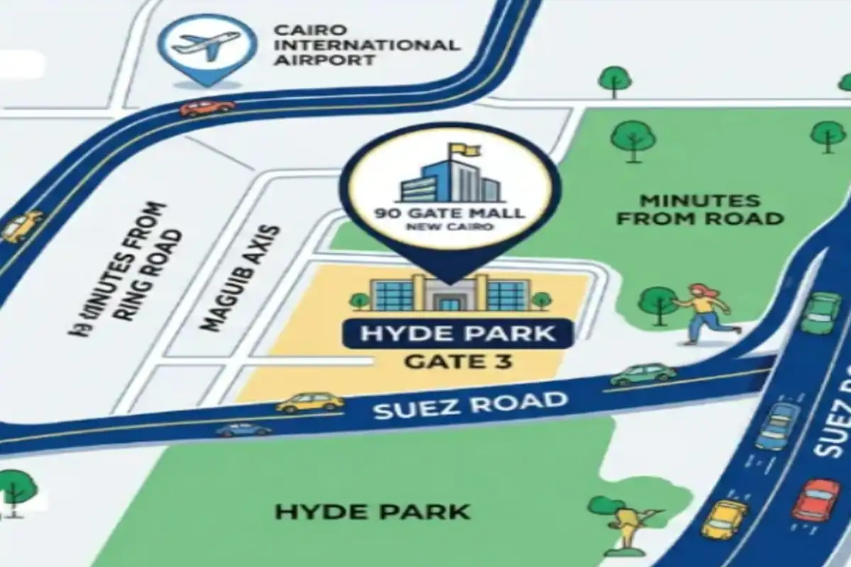 مول 90 جيت التجمع الخامس Mall 90 Gate New Cairo أسعار 2026