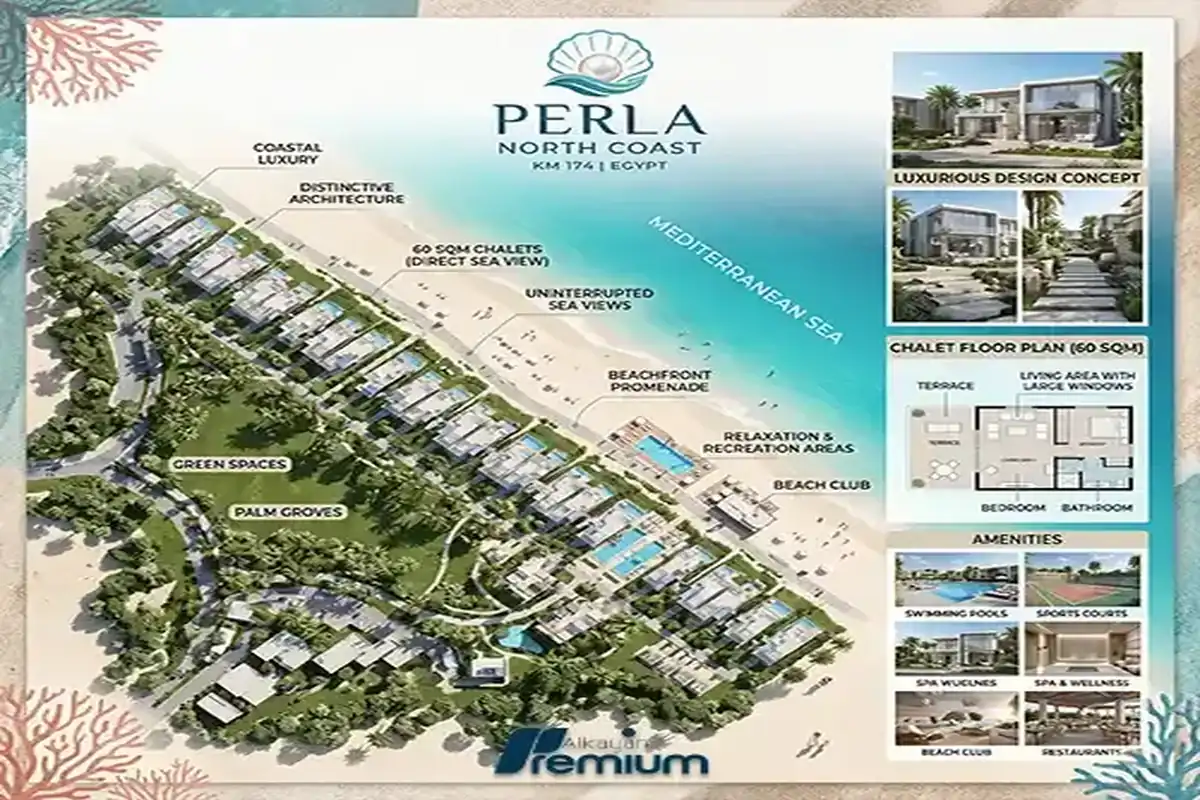 قرية بيرلا الساحل الشمالي Perla North Coast أسعار 2026
