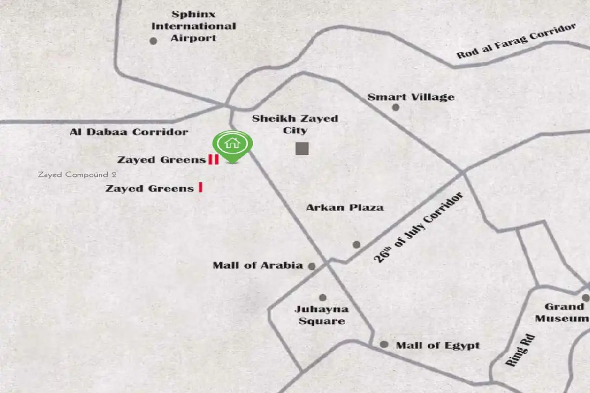 كمبوند زايد جرينز 2 زايد الجديدة Zayed Greens 2 أسعار 2026